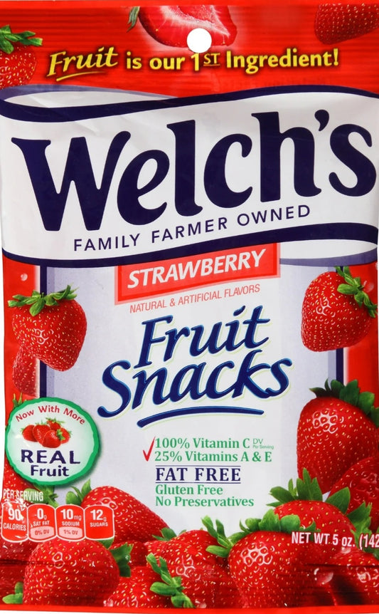 Welchs strawberry 5oz 12ct