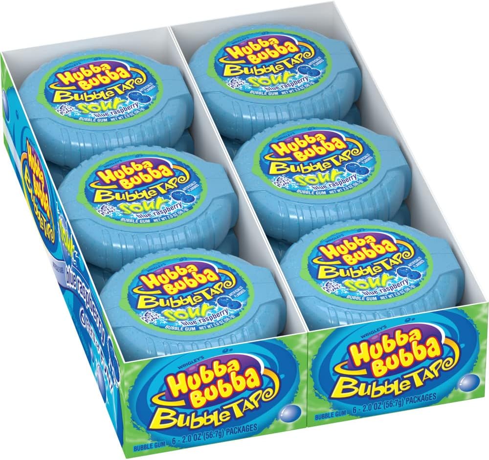 Bubble tape blue