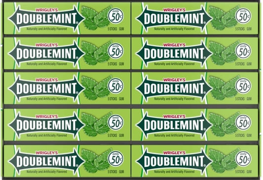 Wrigley doublemint 50c 40ct