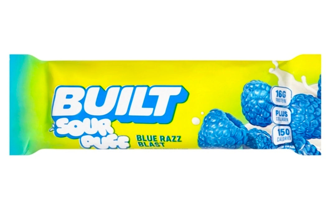 BUILT sour puff blue raz