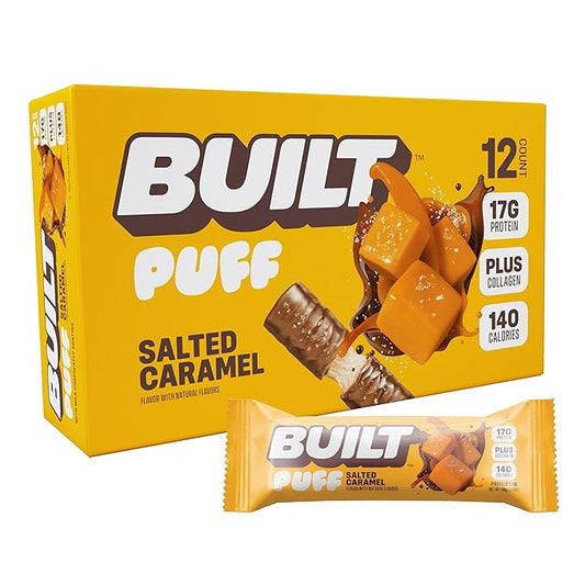 BUILT puff salted caramel
