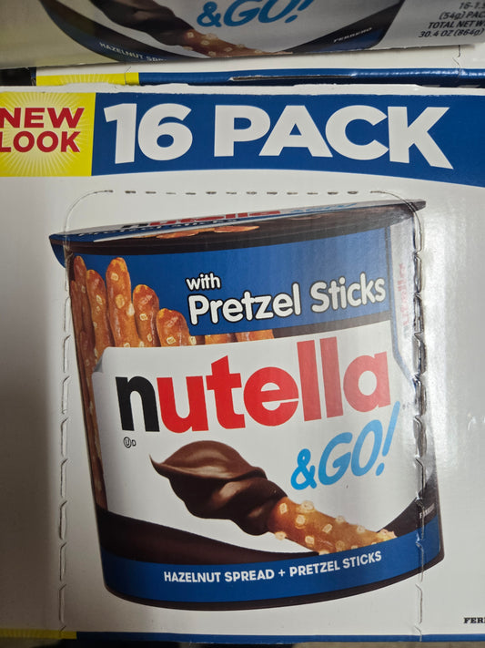 Nutella 2 go Pretzels 16ct