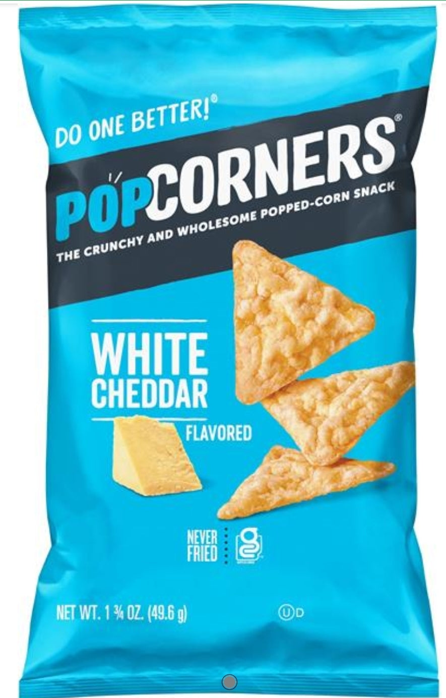 Xvl popcorners white chedder 1.75oz 24ct