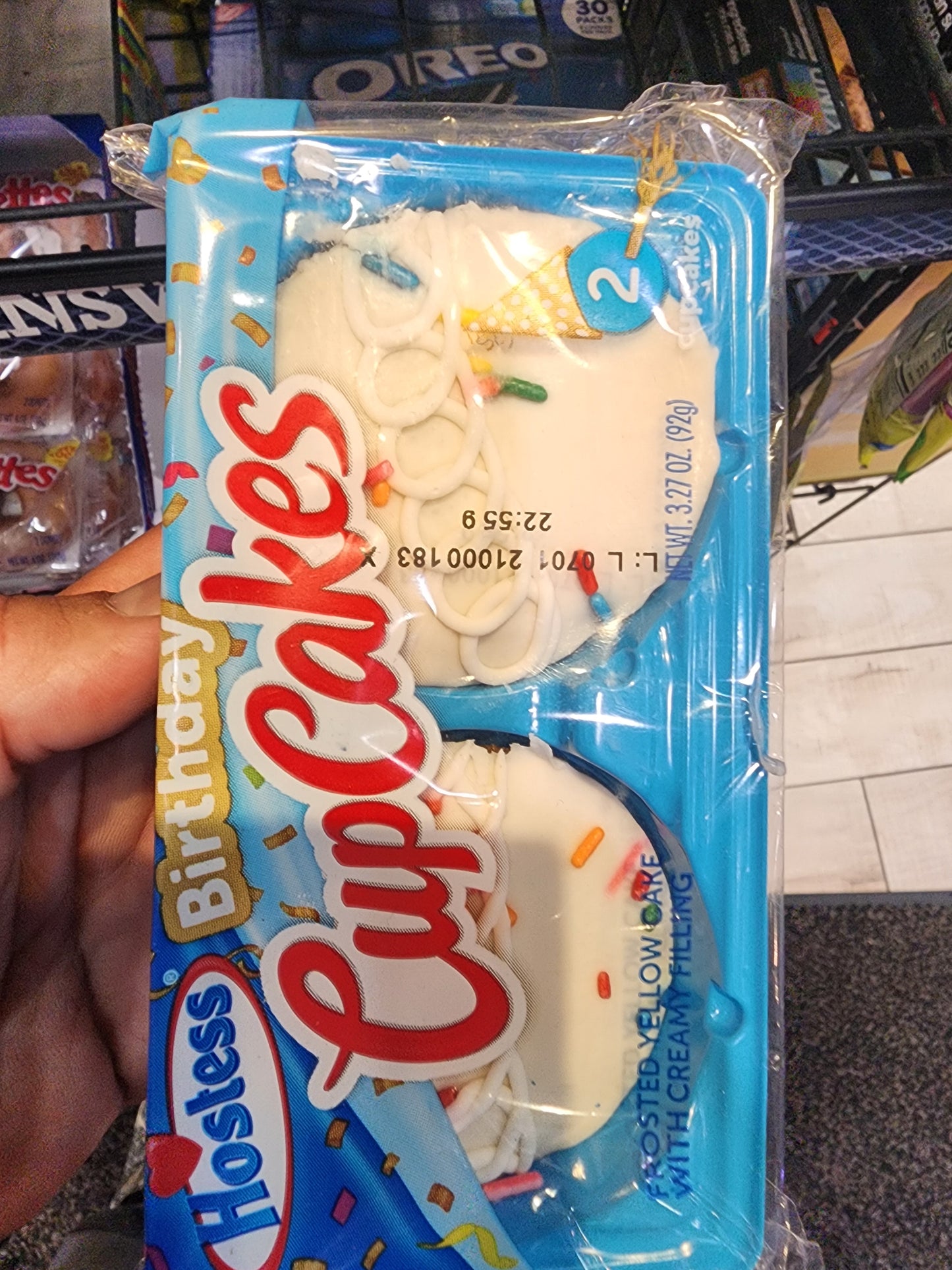 Hostess birthday cupcake