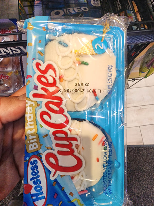 Hostess birthday cupcake