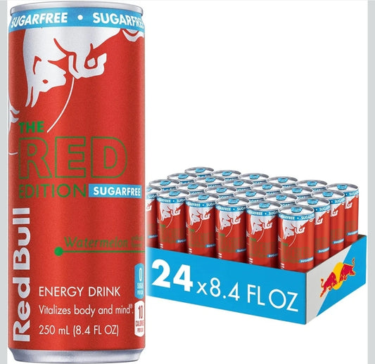 Red bulls watermelon sugarfree 8oz