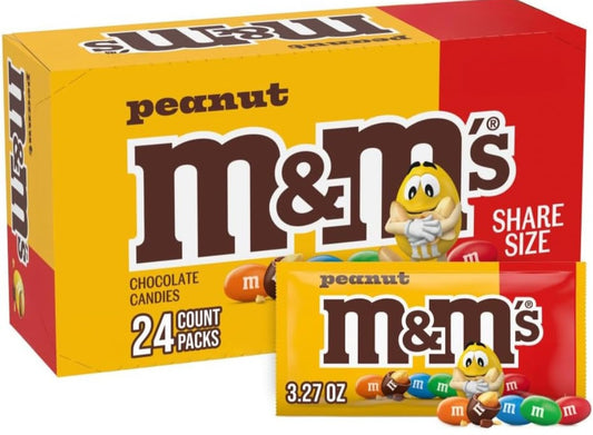 M&M peanuts kingsize 24ct