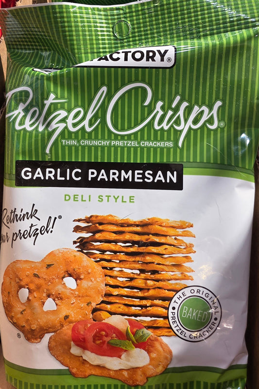 Pretzel Crisps garlic parmesan