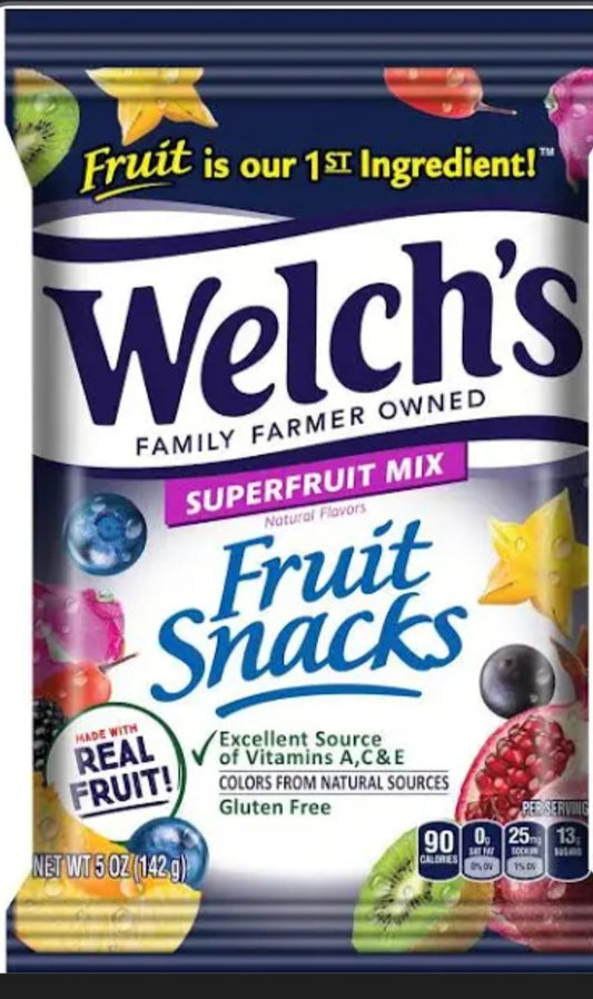 Welchs superfruit 5oz 12ct