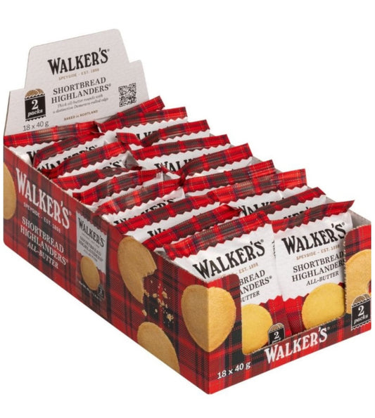 Walker's shortbread highlander 18ct