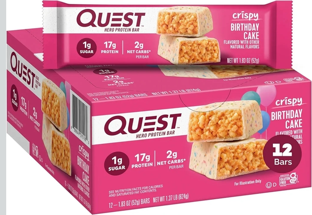 Quest crispy birthday