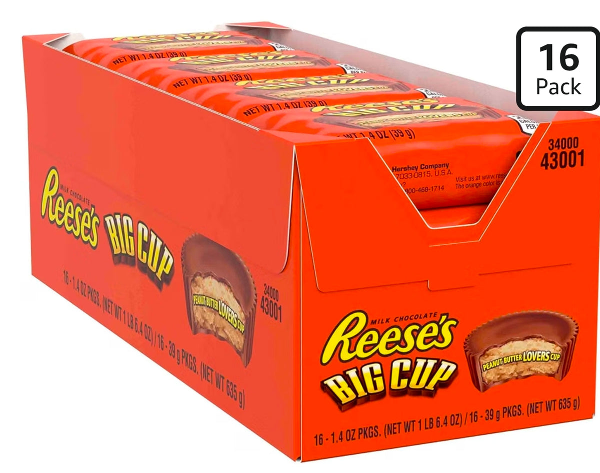 Reese's big cup chocolate 16ct