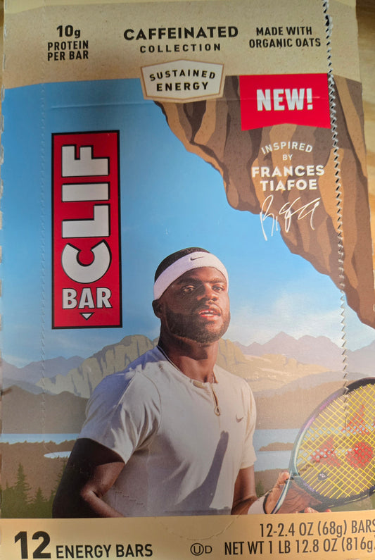 CLIF BARS caffeinated vanilla almond 12ct
