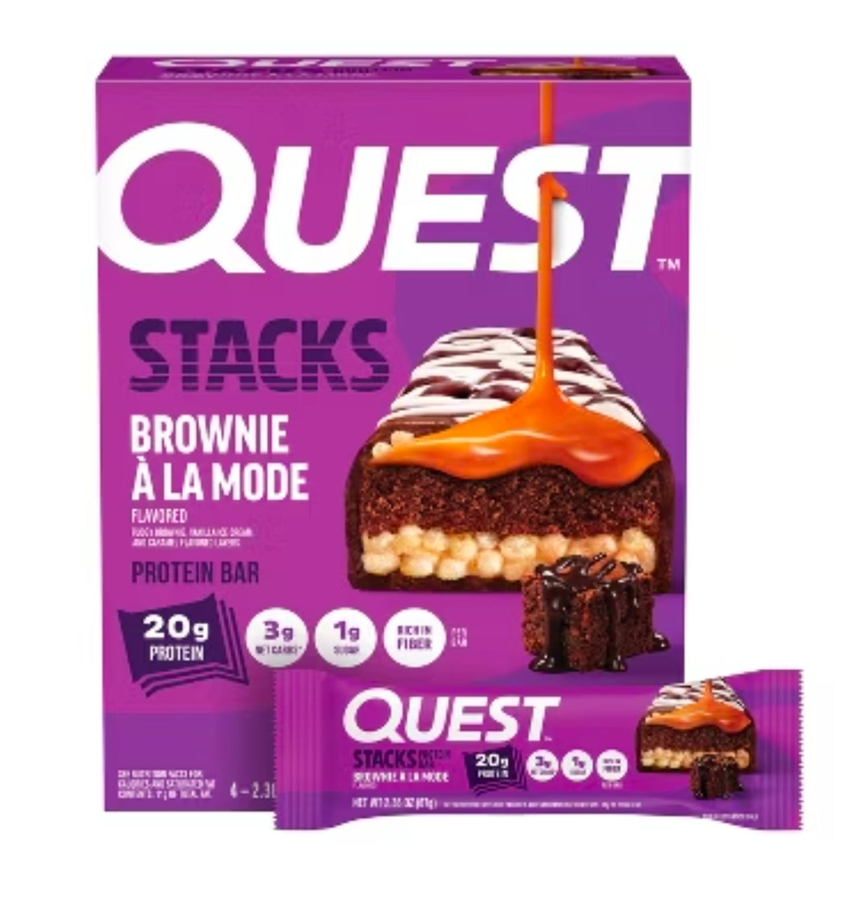 QUEST Stacks Brownie A La Mode