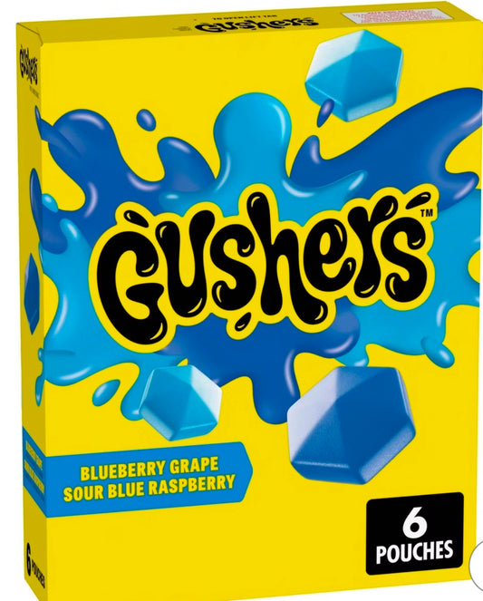 Fruit gushers blueraspberry 4.25oz