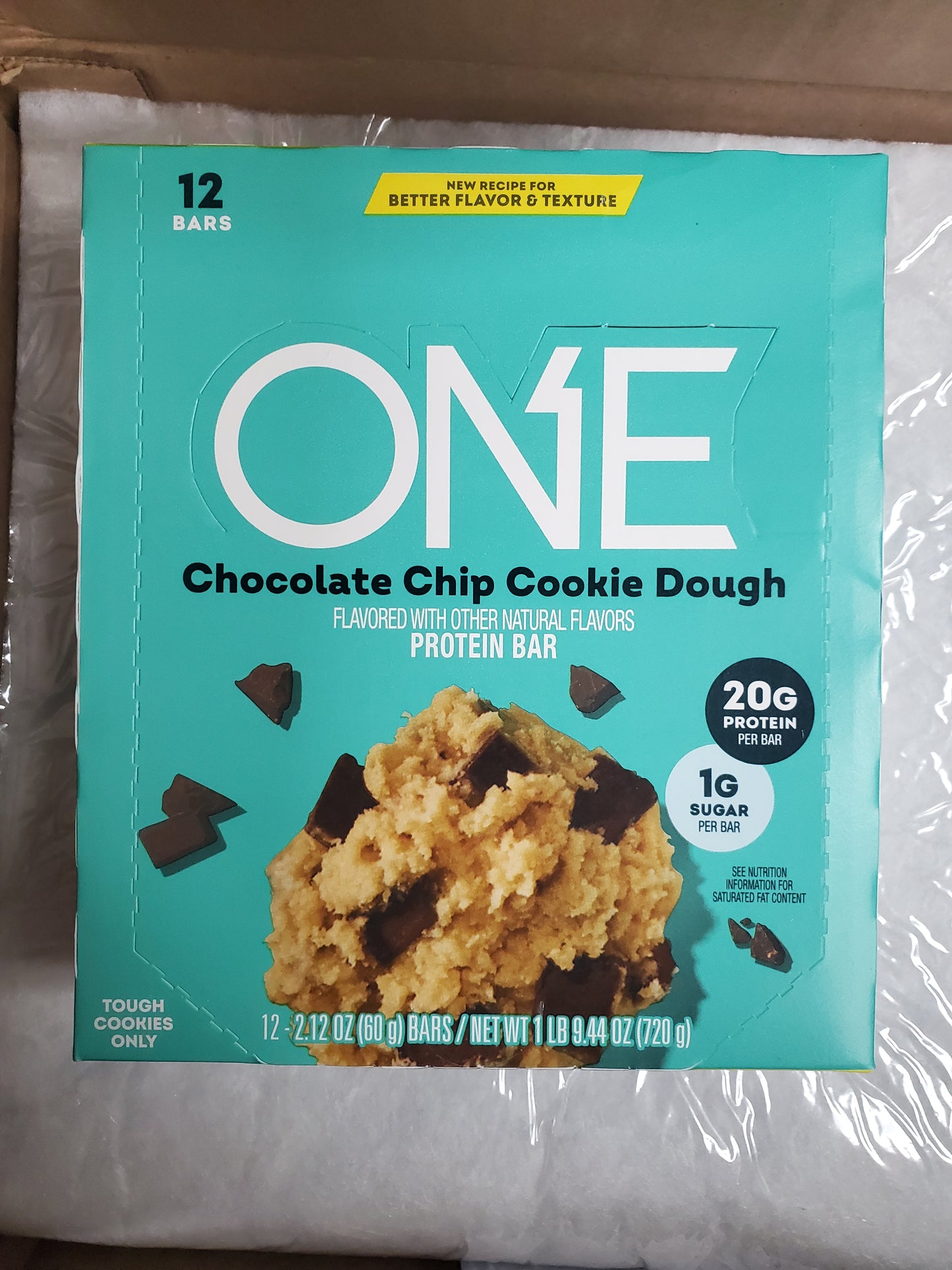 One bar chocolatechip cookiedough