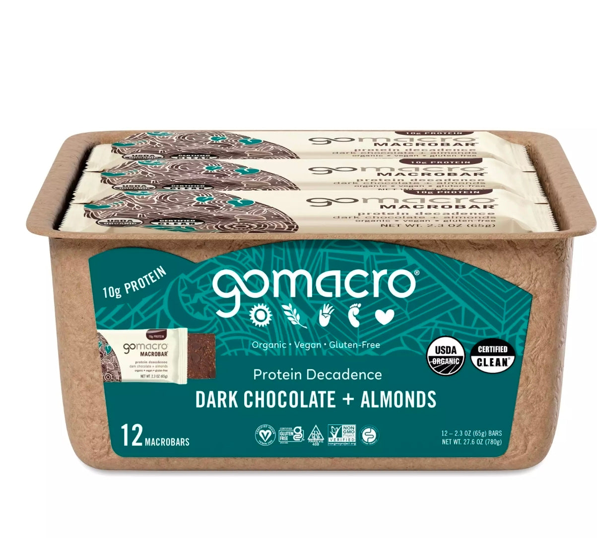 Go macro dark choc almond