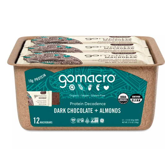 Go macro dark chocolate almond