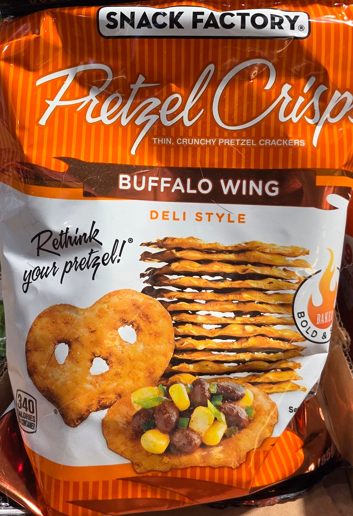 Pretzel Crisps buffalo wings