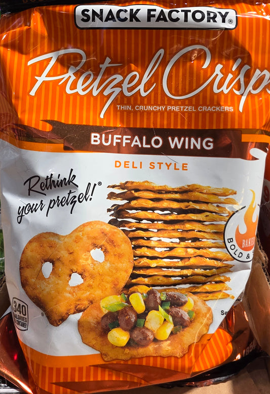 Pretzel Crisps buffalo wings