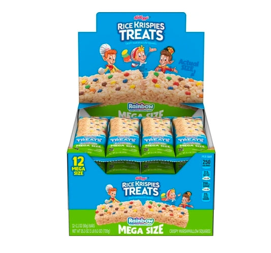 Rice krispies mega size rainbow
