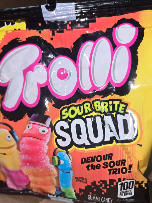 Trolli sour brite SQUAD 5oz bags 12ct