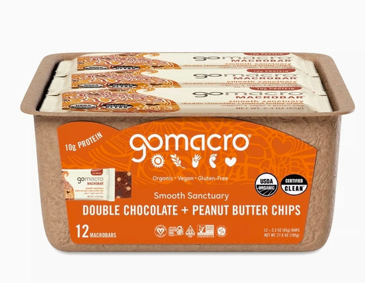 Go macro double pb choc chip