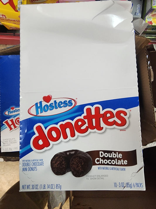 Hostess chocolate frosted donettes