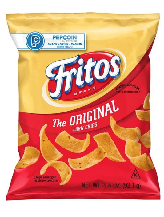 Xvl frito corn chips 3.25oz 36ct