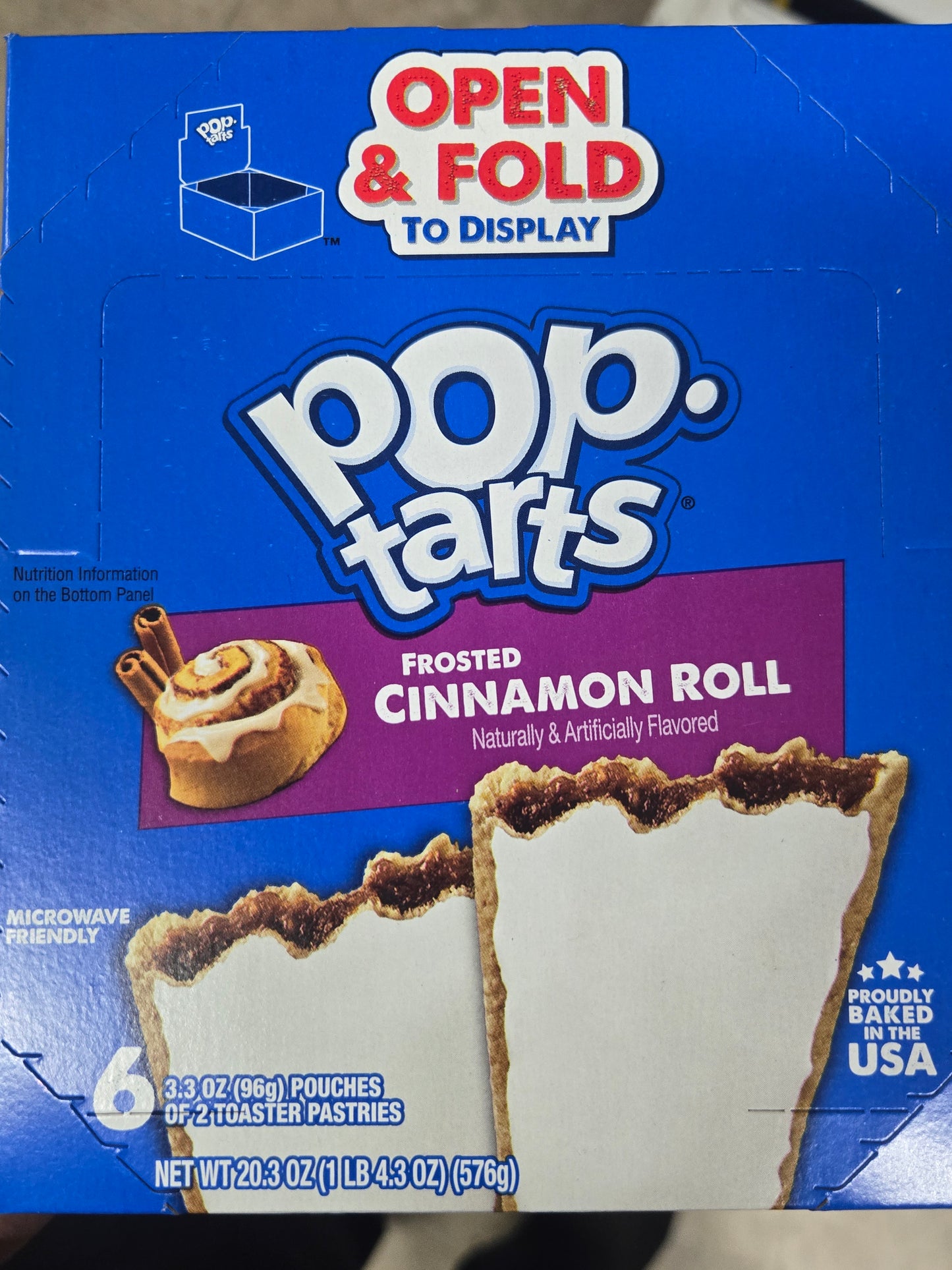 Poptart cinnamon roll