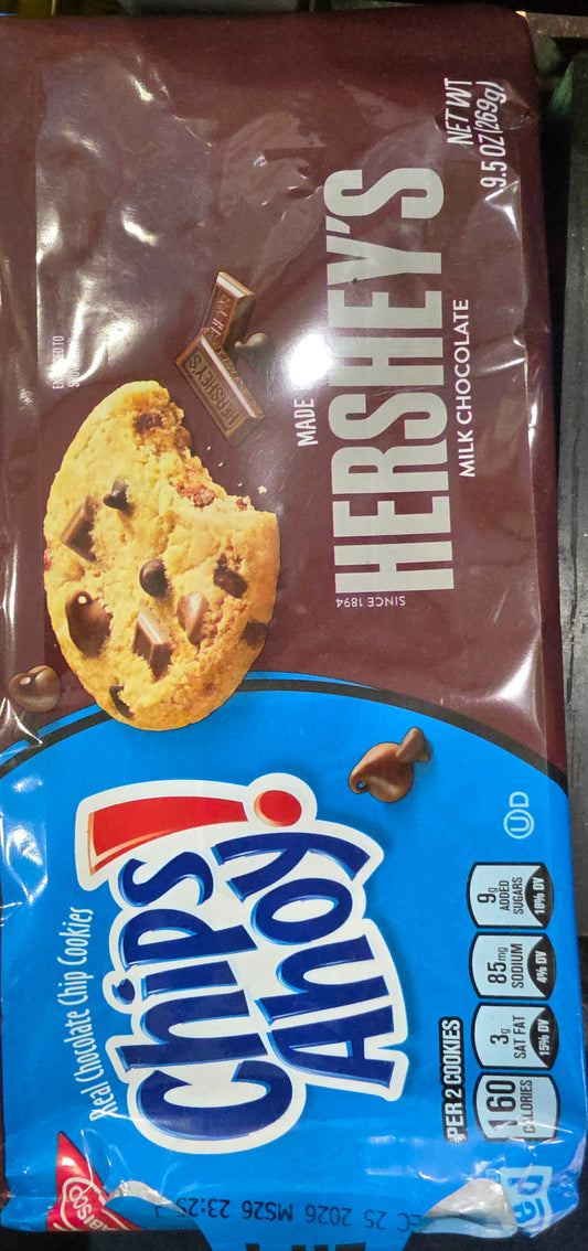 Family size cookies chipsahoy hershey