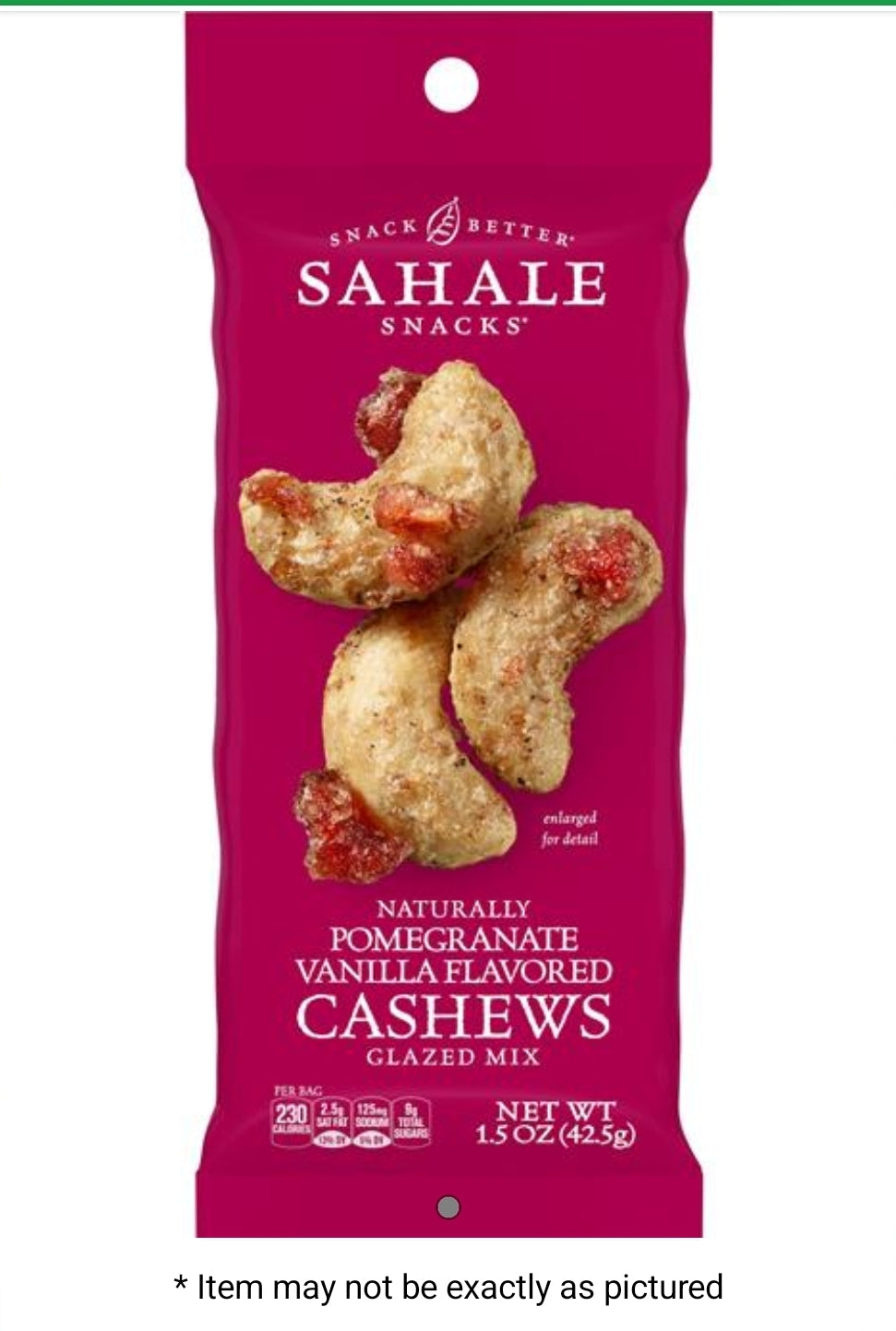Sahale cashew promgranite