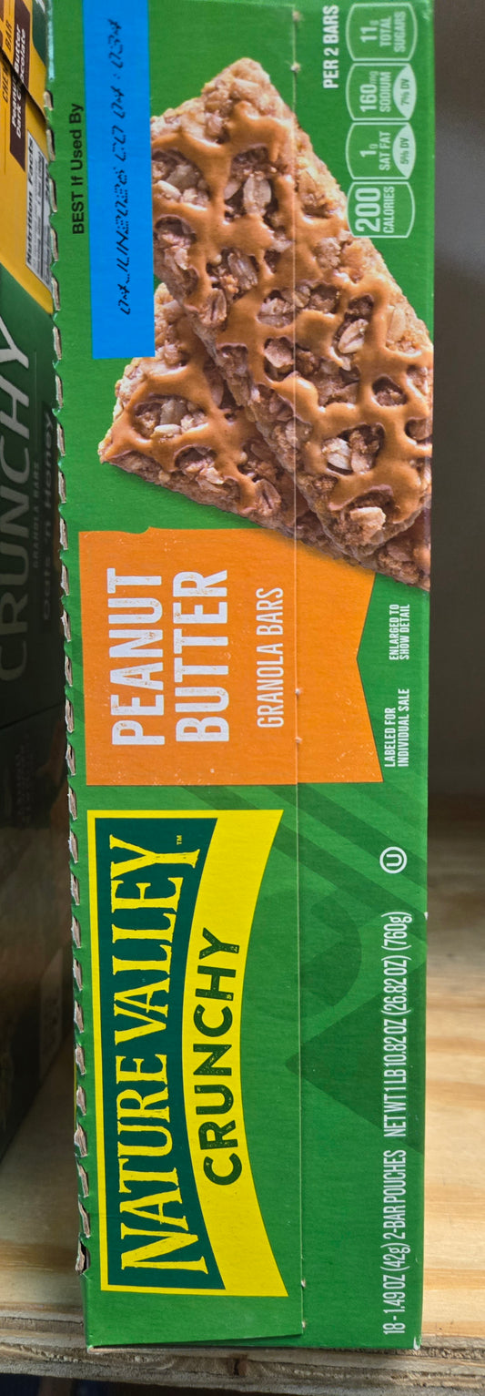 Granola peanutbutter 18ct