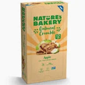 NATURE'S BAKERY FIG BAR  OATMEAL CRUMBLE apple
